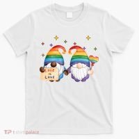 Love Is Love Rainbow Gnome T-Shirt thumb 0