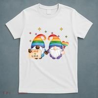 Love Is Love Rainbow Gnome T-Shirt thumb 5