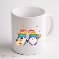 Love Is Love Rainbow Gnome Coffee Mug thumb 1