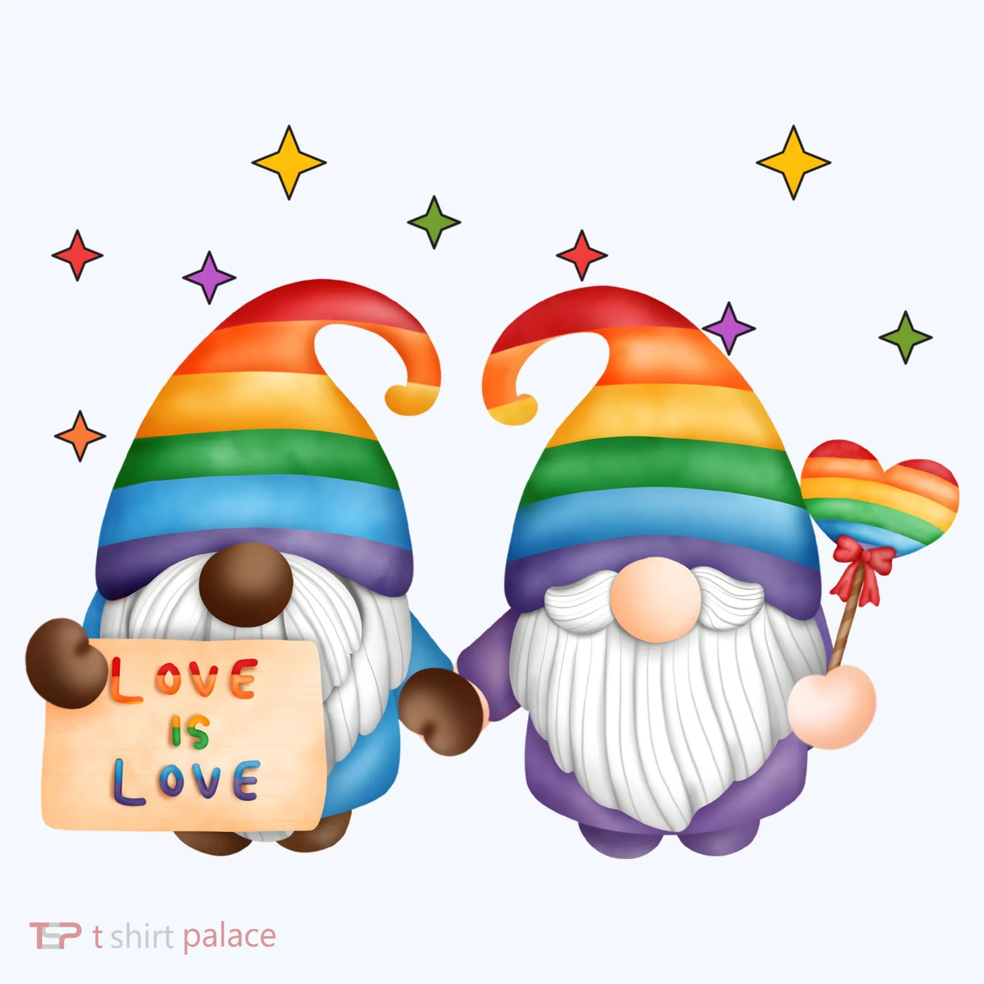 Love Is Love Rainbow Gnome Beanie