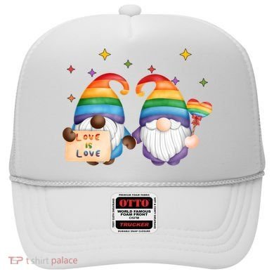 Love Is Love Rainbow Gnome Hat