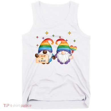 Love Is Love Rainbow Gnome Tank Top