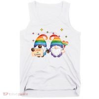 Love Is Love Rainbow Gnome Tank Top thumb 0
