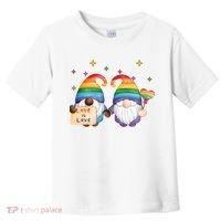 Love Is Love Rainbow Gnome Toddler T-Shirt thumb 0