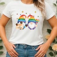 Love Is Love Rainbow Gnome Women's T-Shirt thumb 2