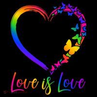 Love Is Love Rainbow Butterfly Heart Coffee Mug thumb 5