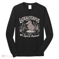 Lickalottapus Is My Spirit Animal Long Sleeve Shirt thumb 0