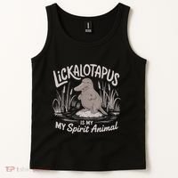 Lickalottapus Is My Spirit Animal Tank Top thumb 2