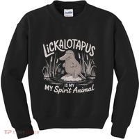 Lickalottapus Is My Spirit Animal Kids Sweatshirt thumb 0