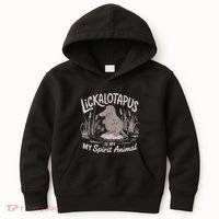 Lickalottapus Is My Spirit Animal Kids Hoodie thumb 0