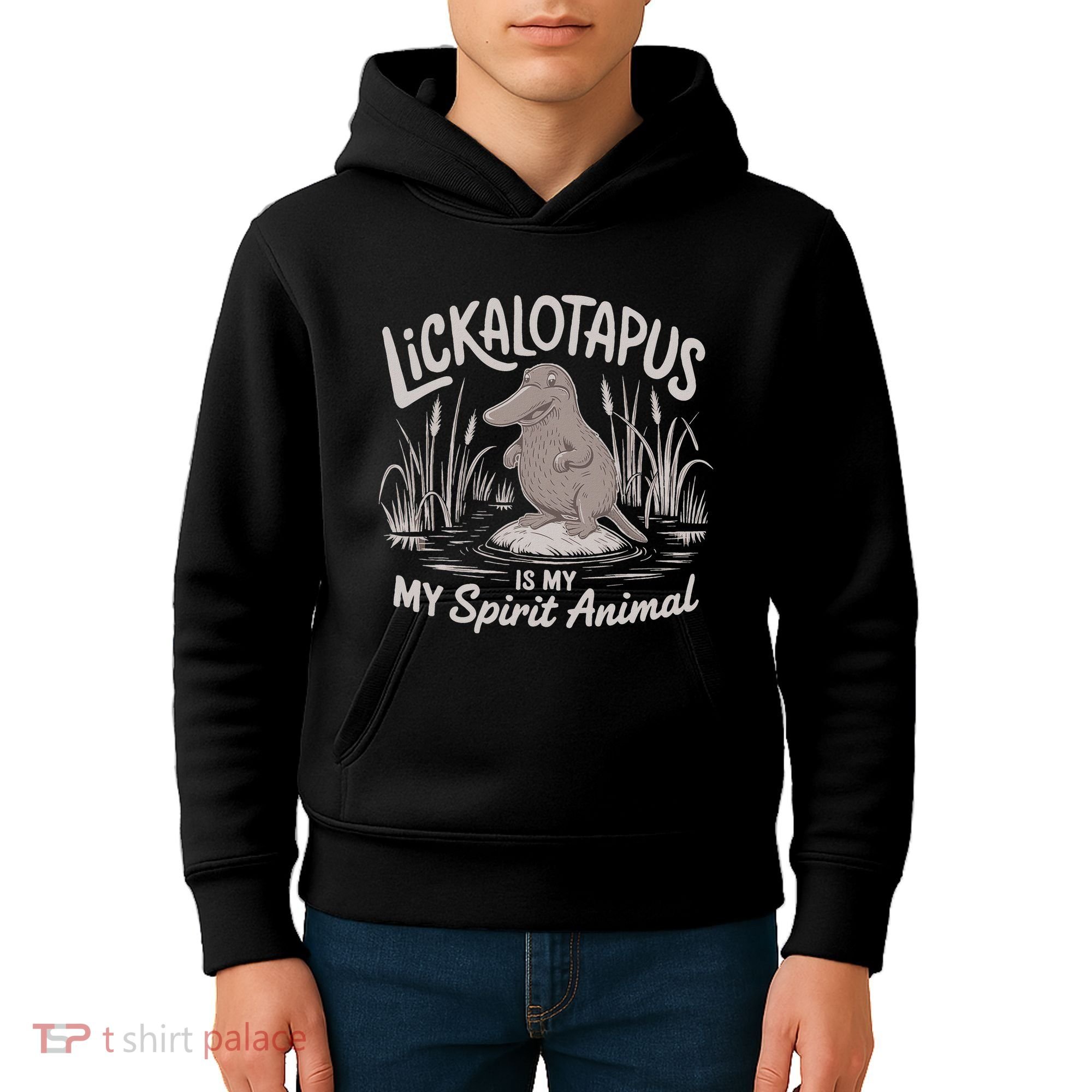 Lickalottapus Is My Spirit Animal Kids Hoodie