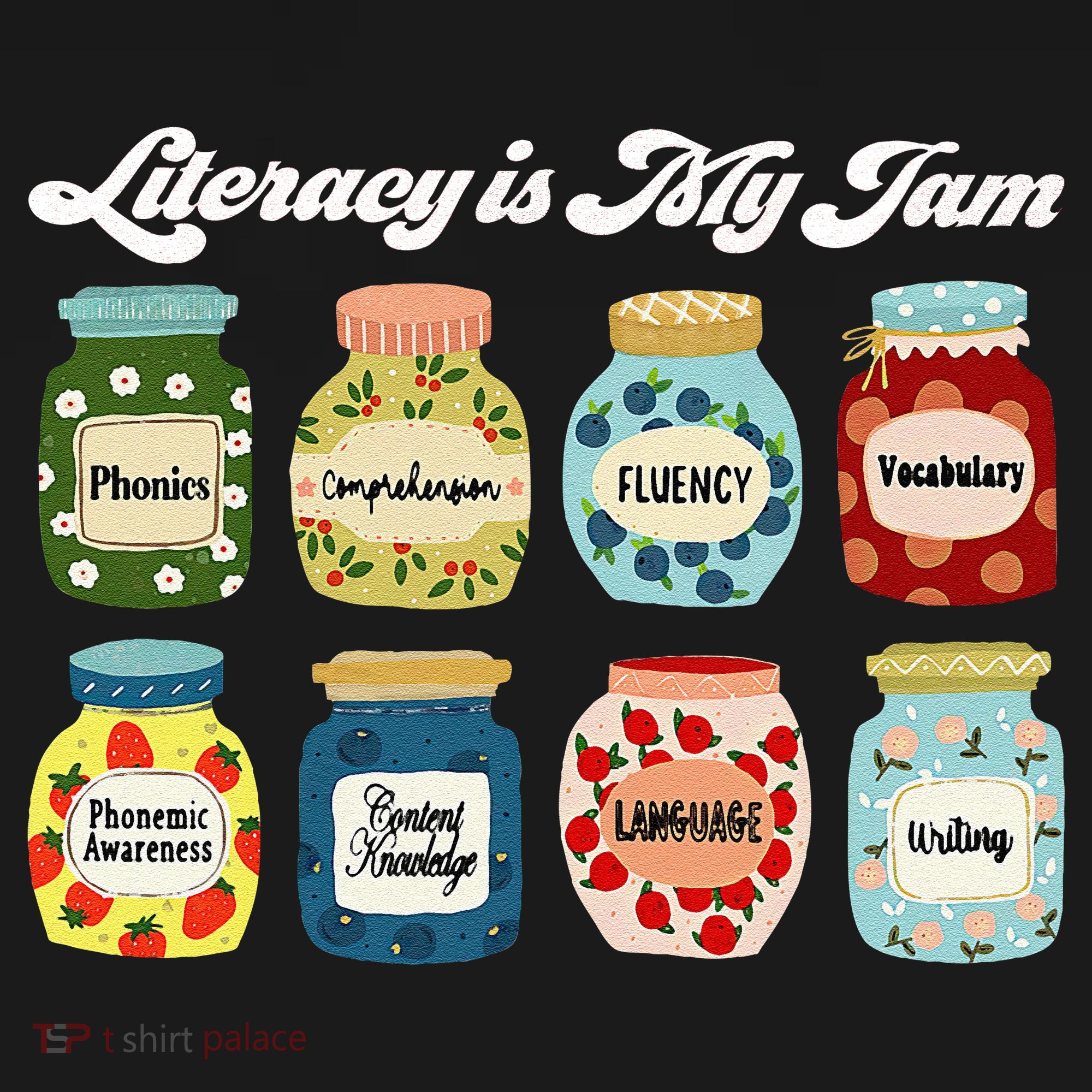 Literacy Is My Jam Specialist English Coach, Reading Teacher Appreciation Gift Women's Hoodie