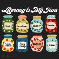 Literacy Is My Jam Specialist English Coach, Reading Teacher Appreciation Gift Golf Towel thumb 3