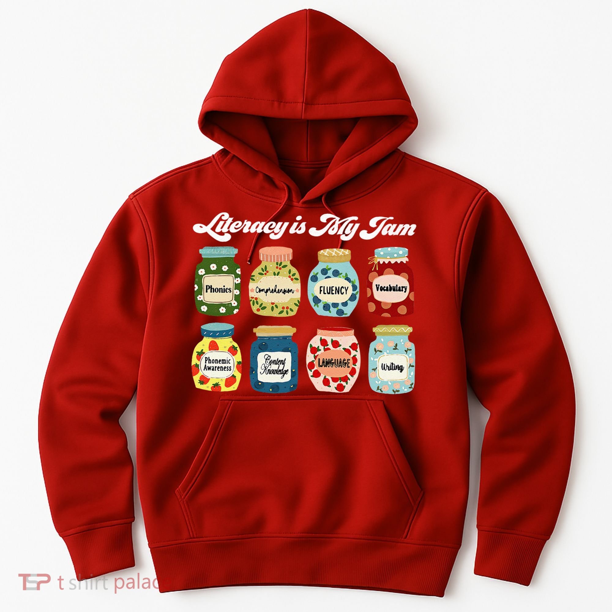 Literacy Is My Jam Specialist English Coach, Reading Teacher Appreciation Gift Hoodie