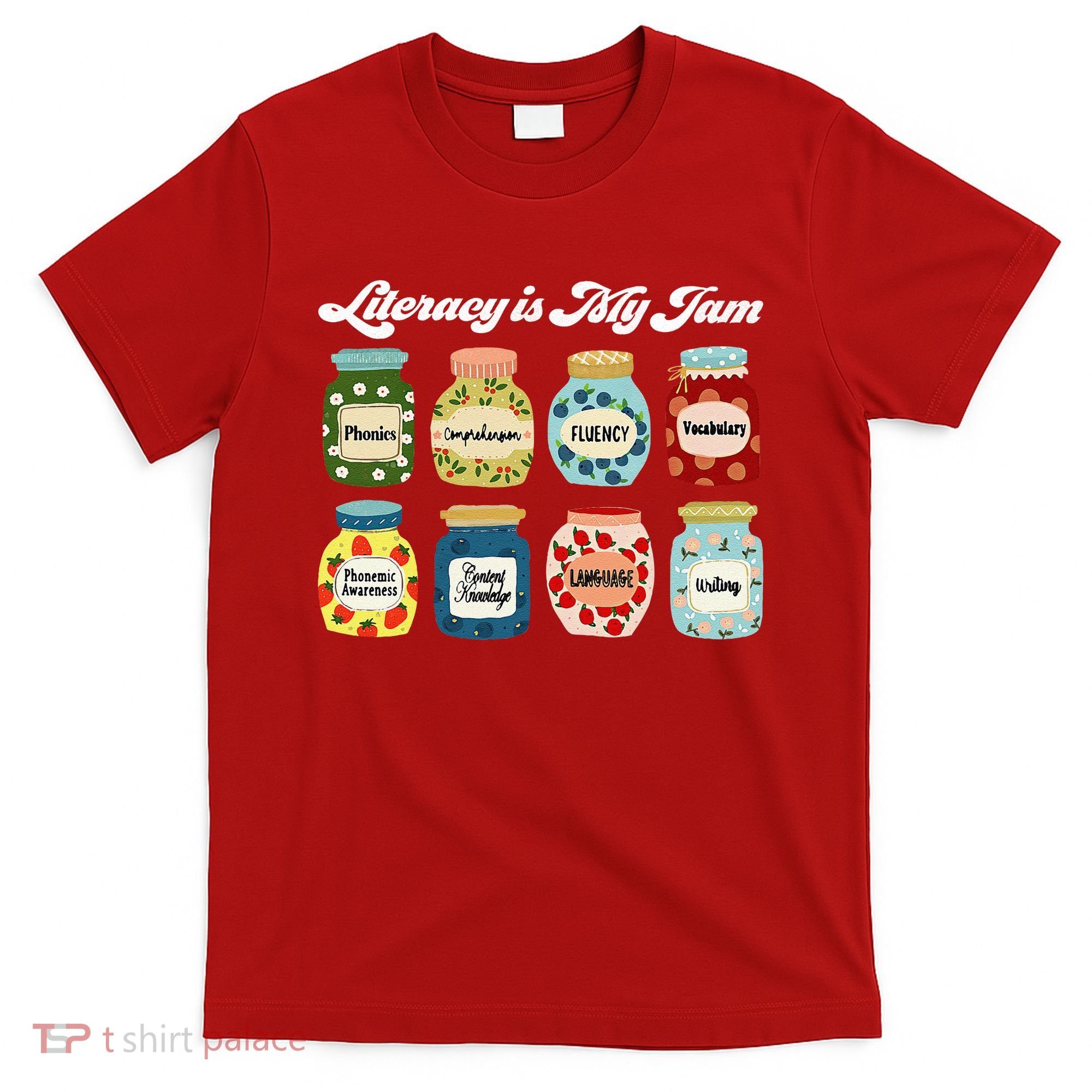 Literacy Is My Jam Specialist English Coach, Reading Teacher Appreciation Gift T-Shirt