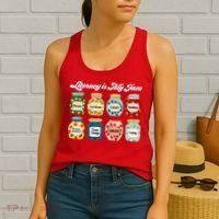 Literacy Is My Jam Specialist English Coach, Reading Teacher Appreciation Gift Women's Tank Top thumb 2