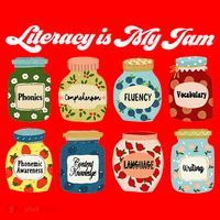 Literacy Is My Jam Specialist English Coach, Reading Teacher Appreciation Gift Visor thumb 3