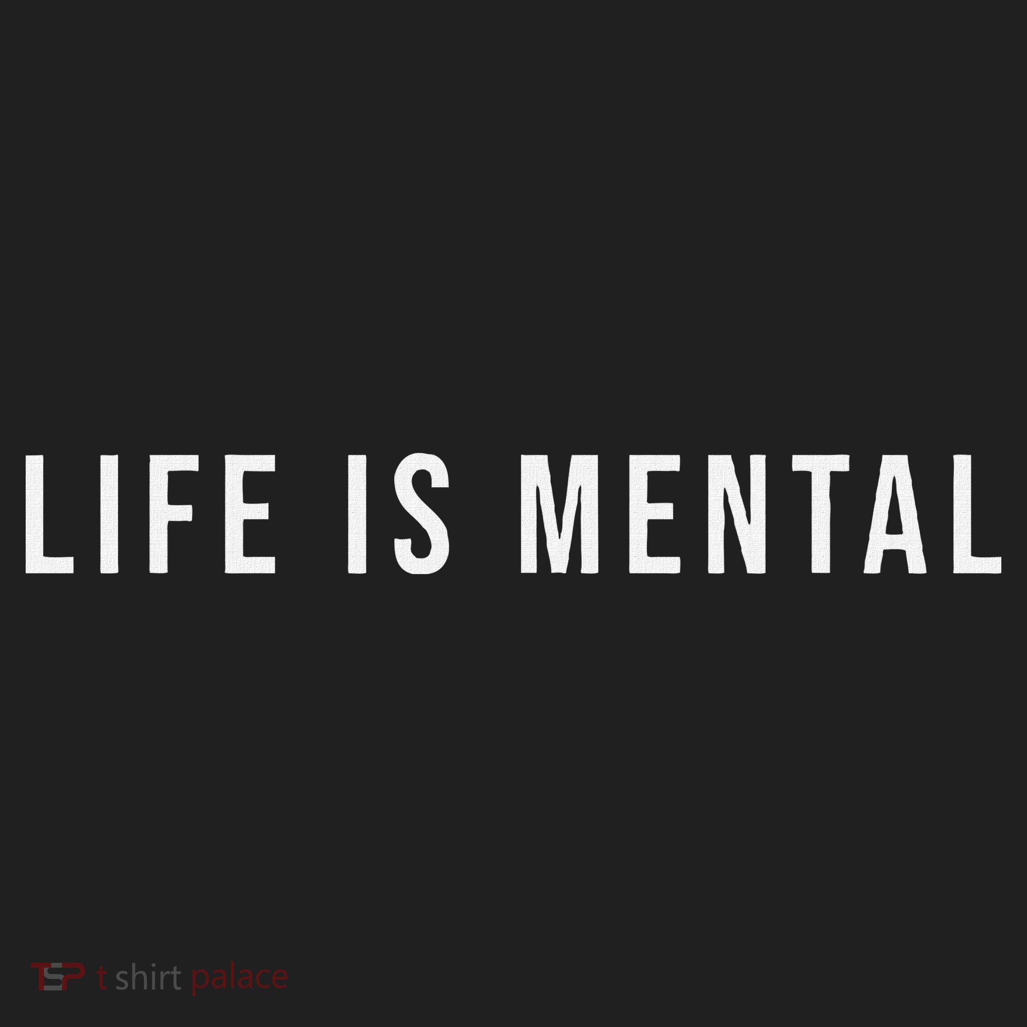 Life Is Mental Positive Mental Health Beanie