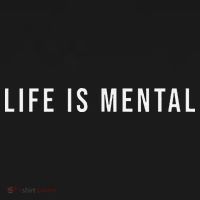 Life Is Mental Positive Mental Health Ornament thumb 1