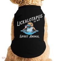 Lickalottapus Is My Spirit Animal Front And Back Doggie Tank thumb 0