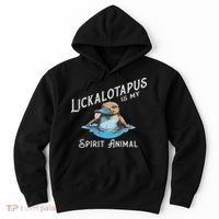 Lickalottapus Is My Spirit Animal Front And Back Hoodie thumb 0