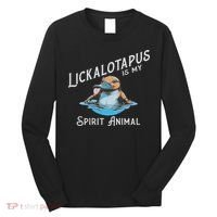 Lickalottapus Is My Spirit Animal Front And Back Long Sleeve Shirt thumb 0