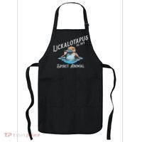 Lickalottapus Is My Spirit Animal Front And Back Apron thumb 0