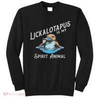 Lickalottapus Is My Spirit Animal Front And Back Sweatshirt thumb 0