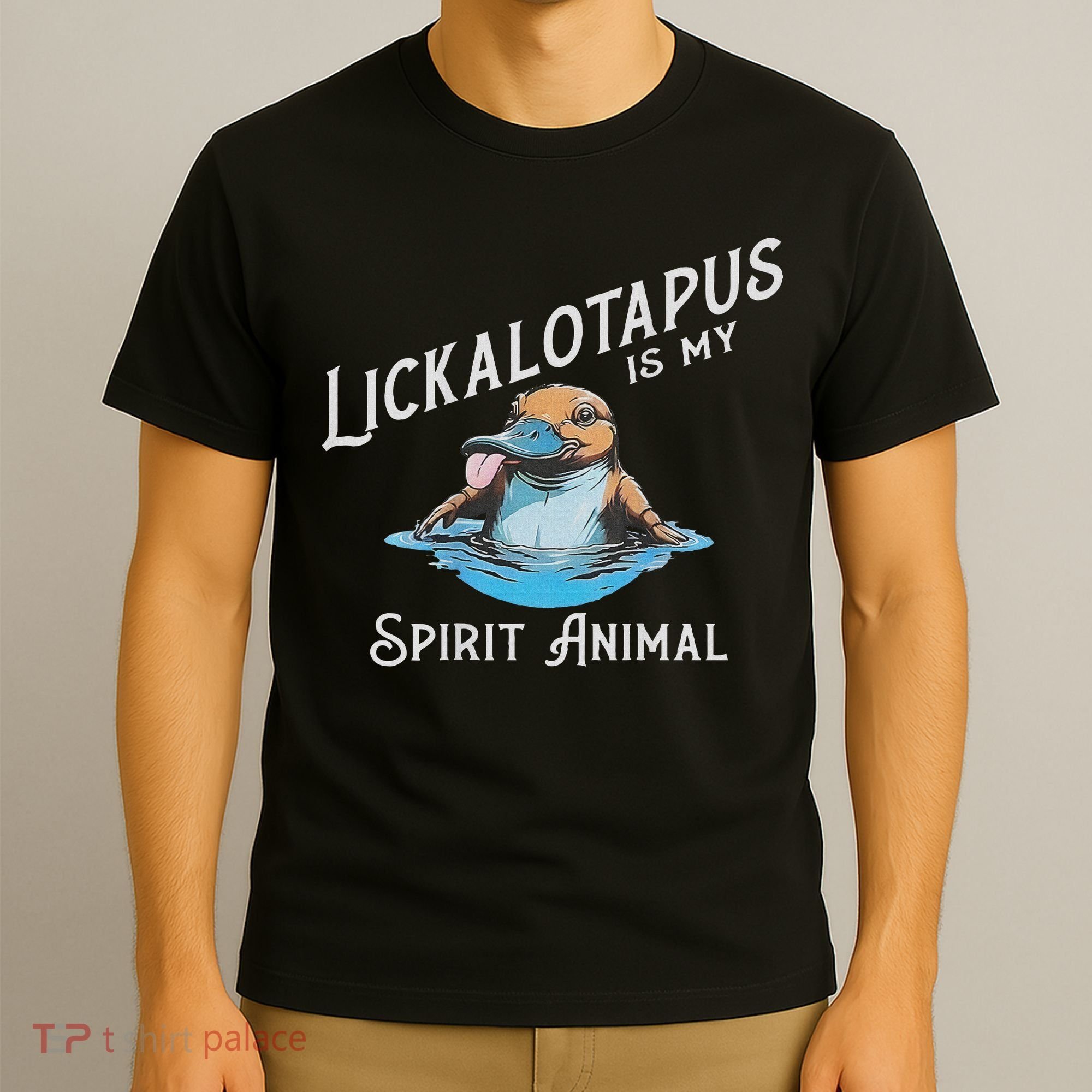 Lickalottapus Is My Spirit Animal Front And Back T-Shirt