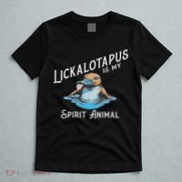 Lickalottapus Is My Spirit Animal Front And Back T-Shirt thumb 5