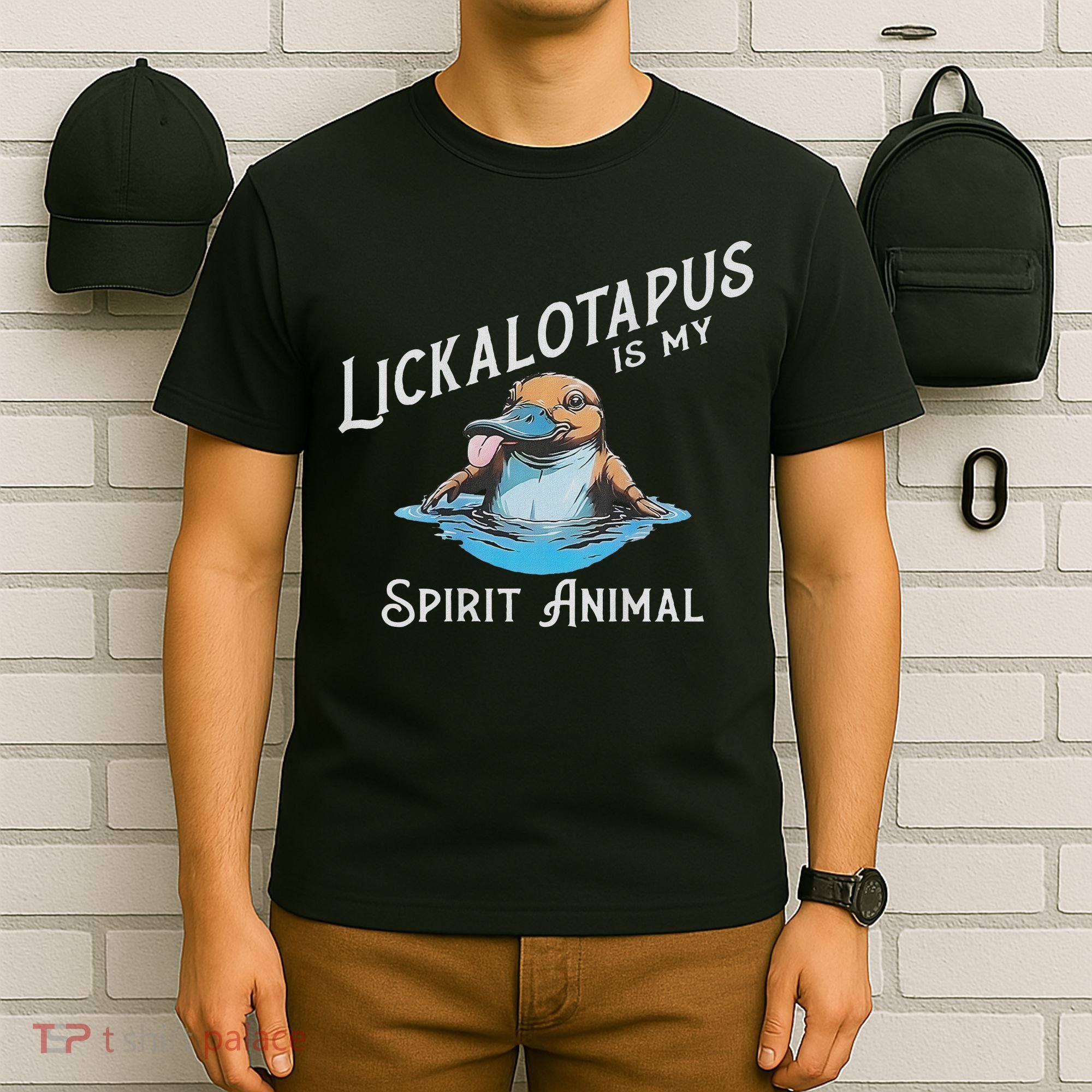 Lickalottapus Is My Spirit Animal Front And Back T-Shirt
