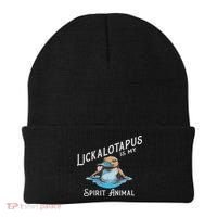 Lickalottapus Is My Spirit Animal Front And Back Beanie thumb 0
