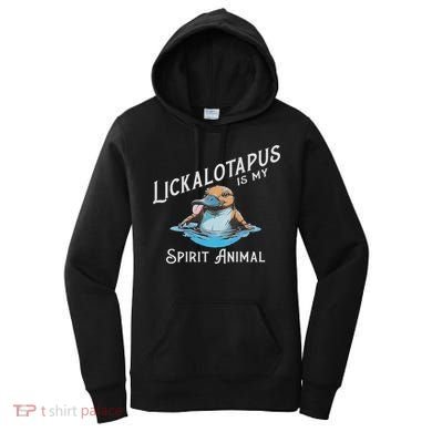 Lickalottapus Is My Spirit Animal Front And Back Women's Hoodie