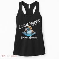 Lickalottapus Is My Spirit Animal Front And Back Women's Tank Top thumb 0