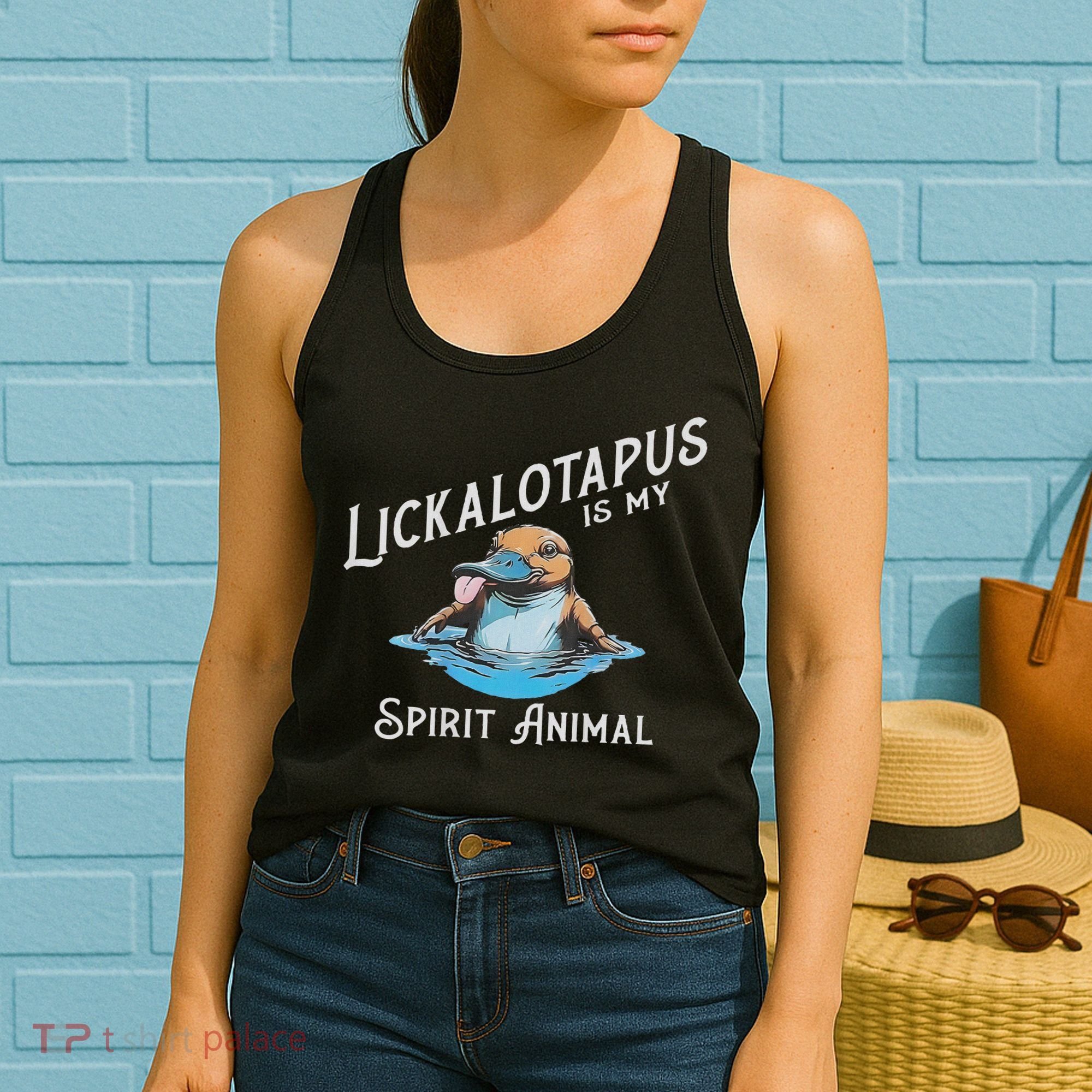 Lickalottapus Is My Spirit Animal Front And Back Women's Tank Top