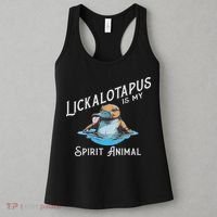 Lickalottapus Is My Spirit Animal Front And Back Women's Tank Top thumb 3