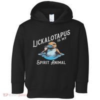 Lickalottapus Is My Spirit Animal Front And Back Toddler Hoodie thumb 0