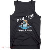Lickalottapus Is My Spirit Animal Front And Back Tank Top thumb 0