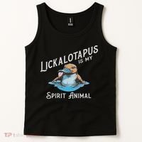 Lickalottapus Is My Spirit Animal Front And Back Tank Top thumb 2