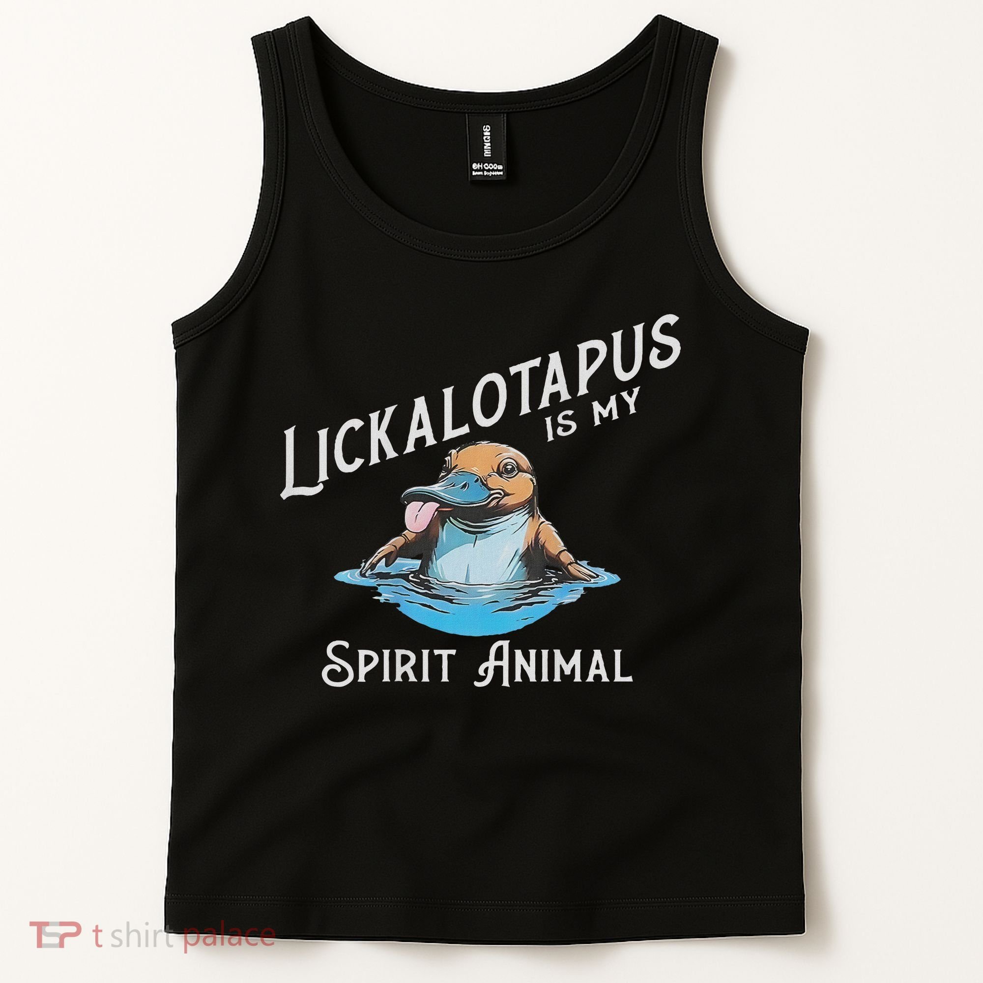 Lickalottapus Is My Spirit Animal Front And Back Tank Top