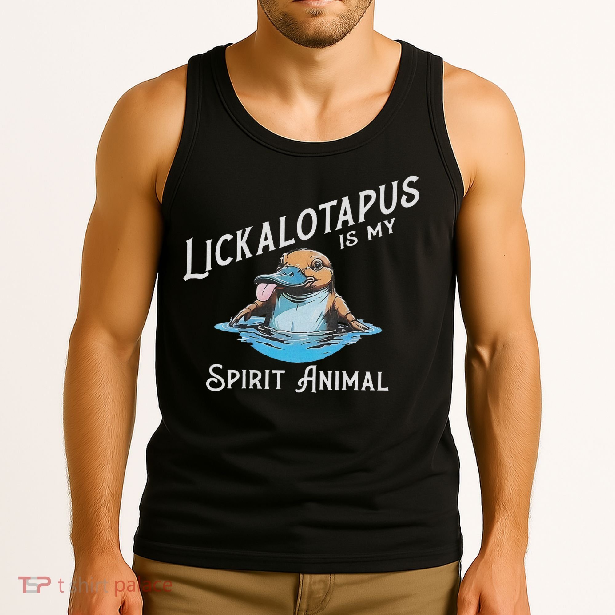 Lickalottapus Is My Spirit Animal Front And Back Tank Top