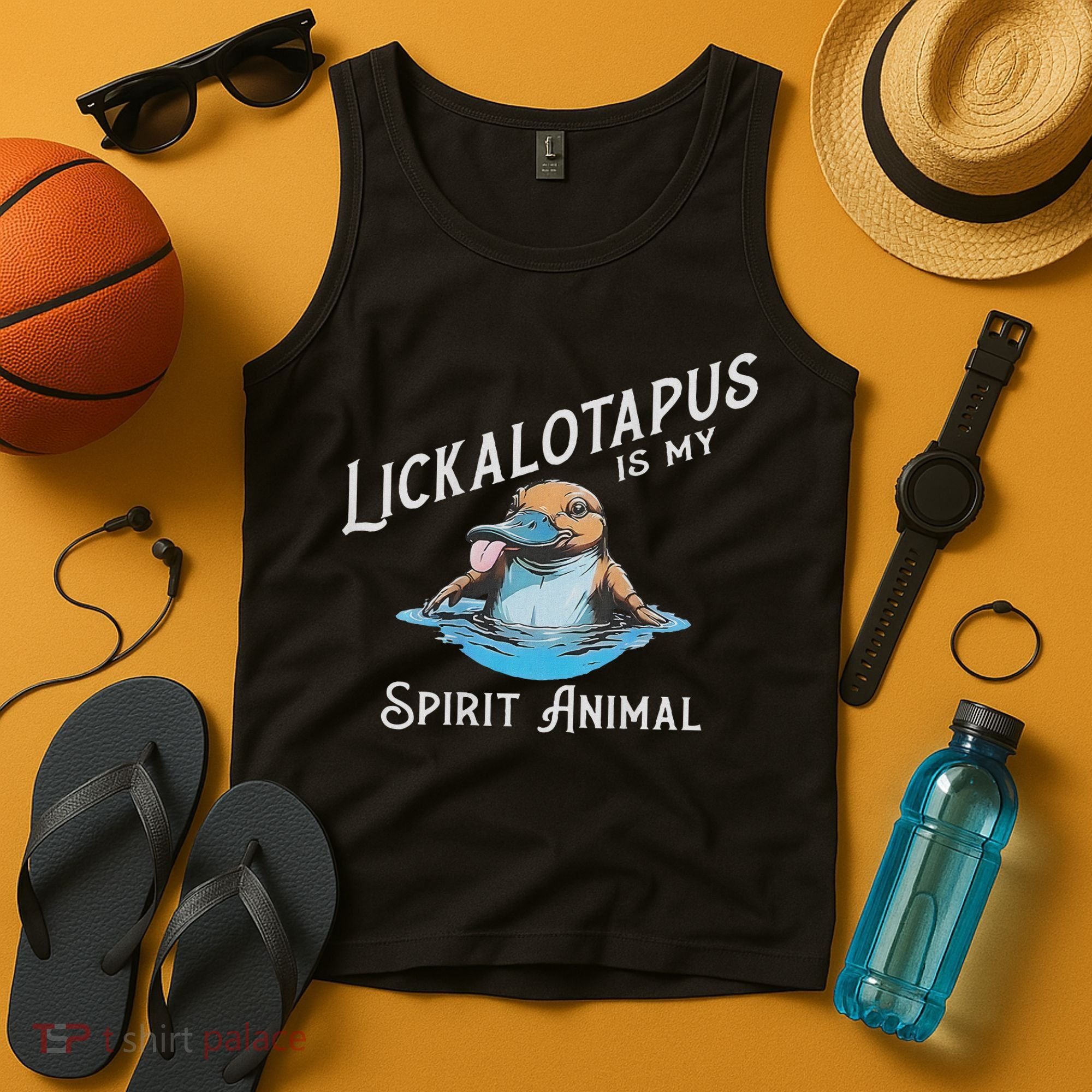 Lickalottapus Is My Spirit Animal Front And Back Tank Top