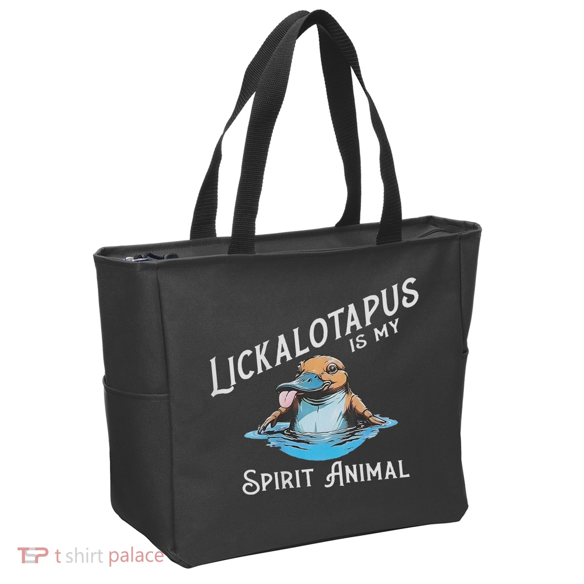 Lickalottapus Is My Spirit Animal Front And Back Tote Bag