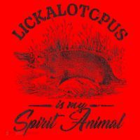 Lickalotapus Is My Spirit Animal Santa Hat thumb 1