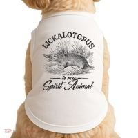 Lickalotapus Is My Spirit Animal Doggie Tank thumb 0