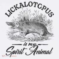 Lickalotapus Is My Spirit Animal Mousepad thumb 1