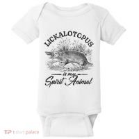 Lickalotapus Is My Spirit Animal Baby Bodysuit thumb 0