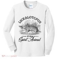 Lickalotapus Is My Spirit Animal Kids Long Sleeve Shirt thumb 0