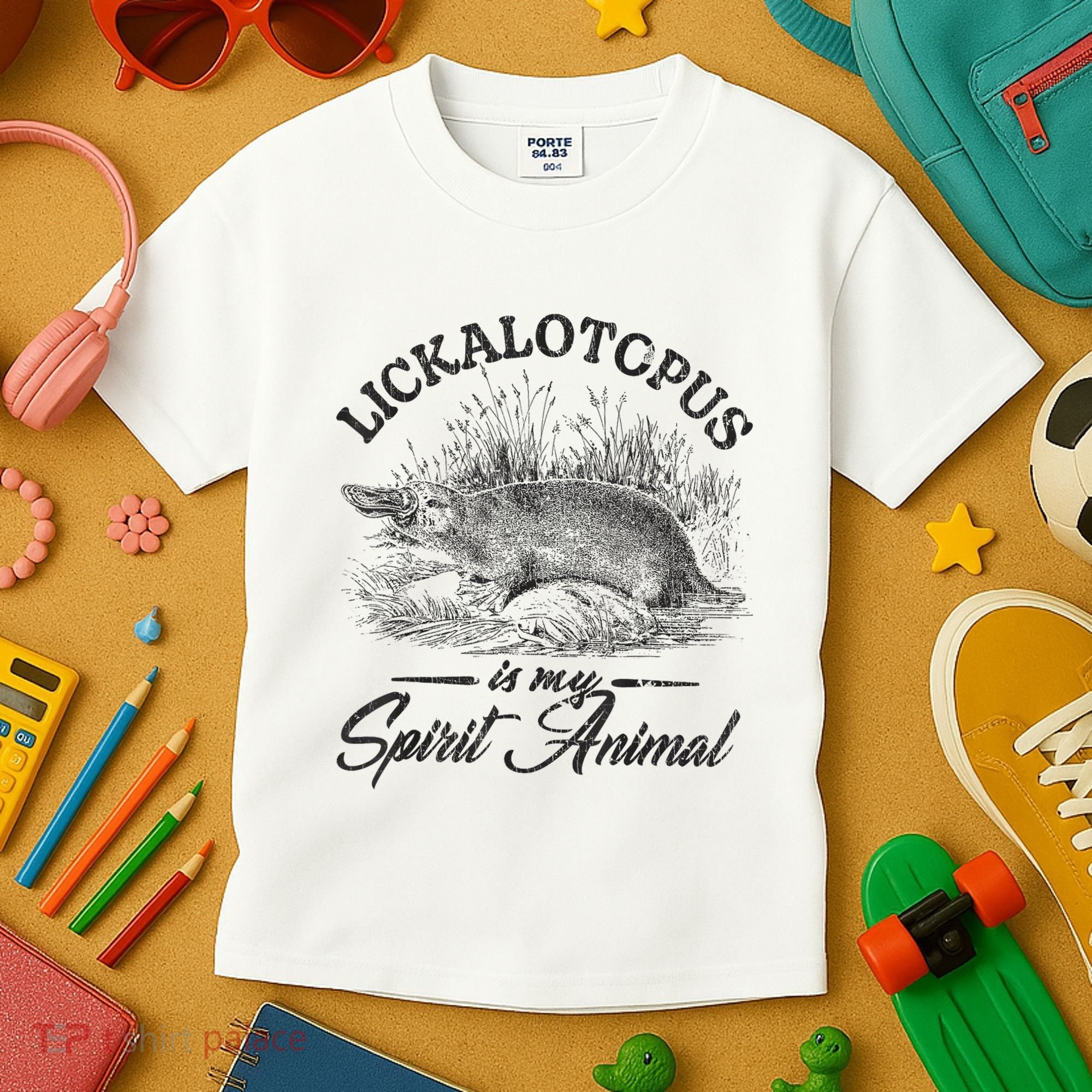 Lickalotapus Is My Spirit Animal Kids T-Shirt
