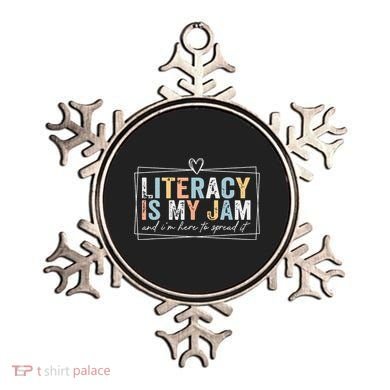 Literacy Is My Jam And Im Here To Spread It Ornament